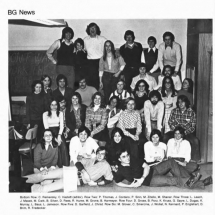 1974-75 BG News staff photo 