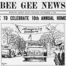 Bee Gee News front page, 1931