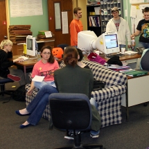 The legendary West Hall couch