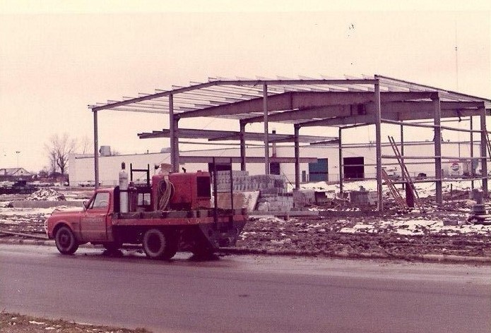 The Welder Service location on Arco Drive being built in 1970