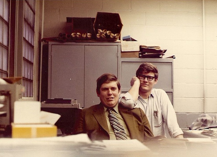“Big Steve” and Uncle Al working hard at Welder Service in the ‘70s