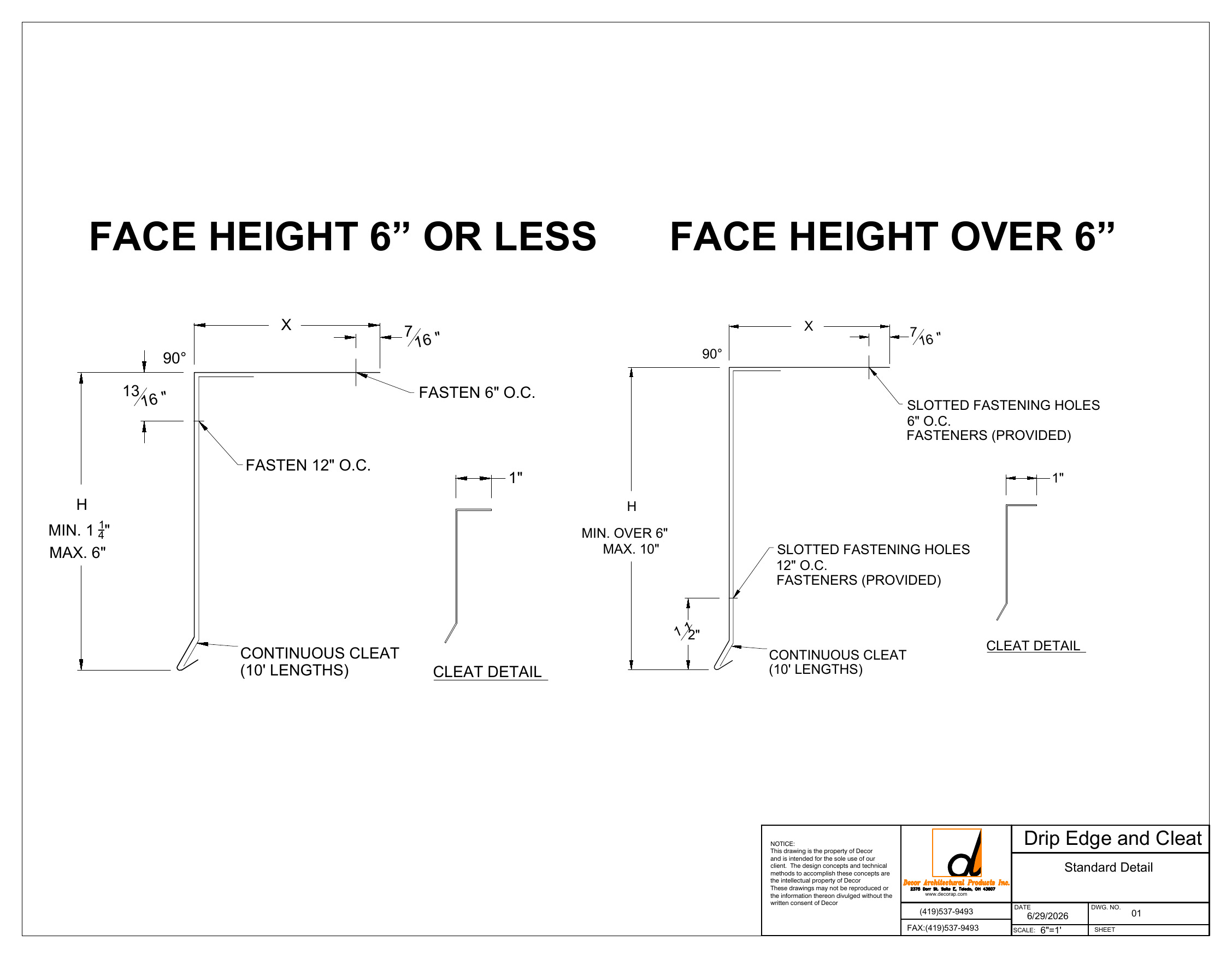 Standard Drip Edge