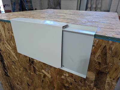 Standard Snap-On Fascia installed on a roof edge