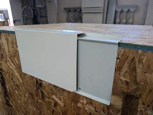 Standard Snap-On Fascia corner detail